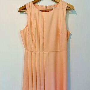 Peach pink dress